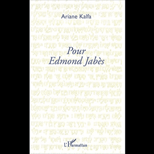 Pour Edmond Jabès